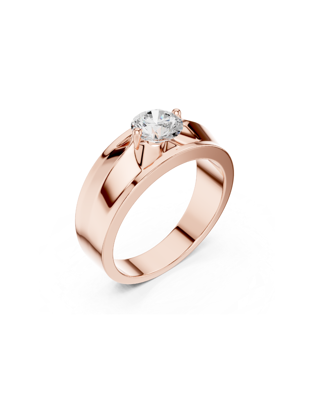 Round Shape 1.03 CT.Diamond Ring