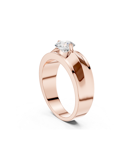 Round Shape 1.03 CT.Diamond Ring