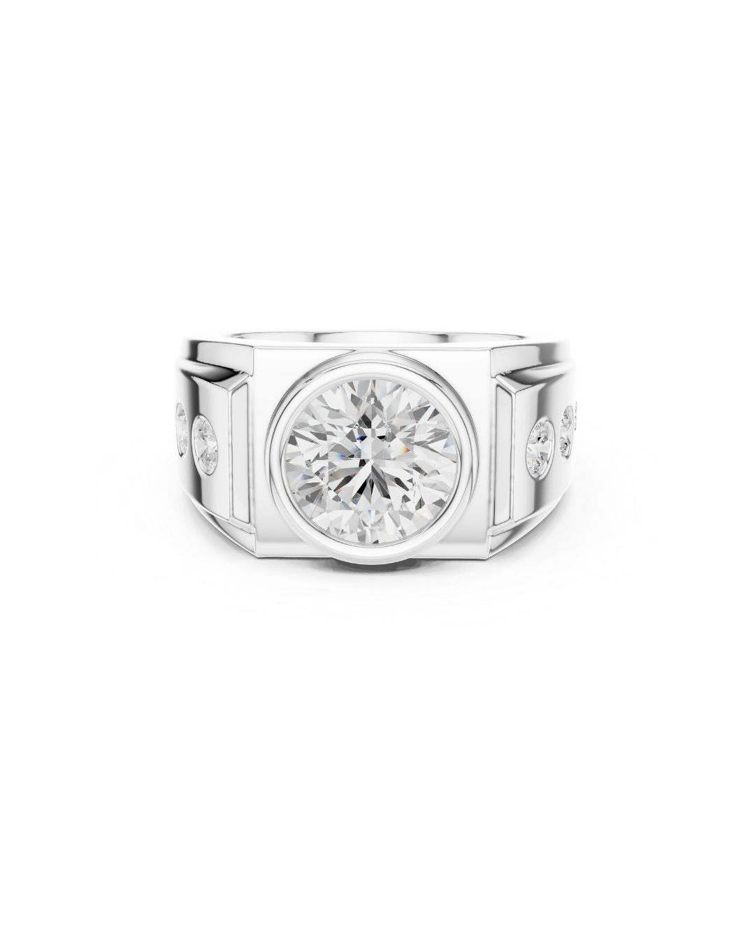 Round Shape 3.00 CT.Diamond Ring