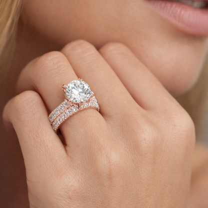 Round Shape Lab Grown Diamond Ring