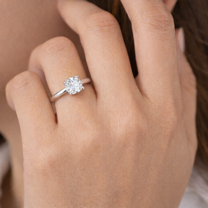 Round Shape Lab Grown Diamond Ring