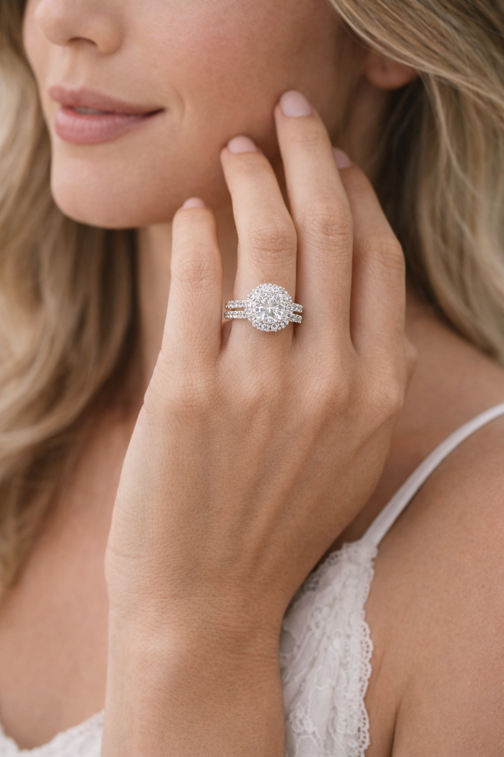 Round Shape Lab Grown Diamond Ring