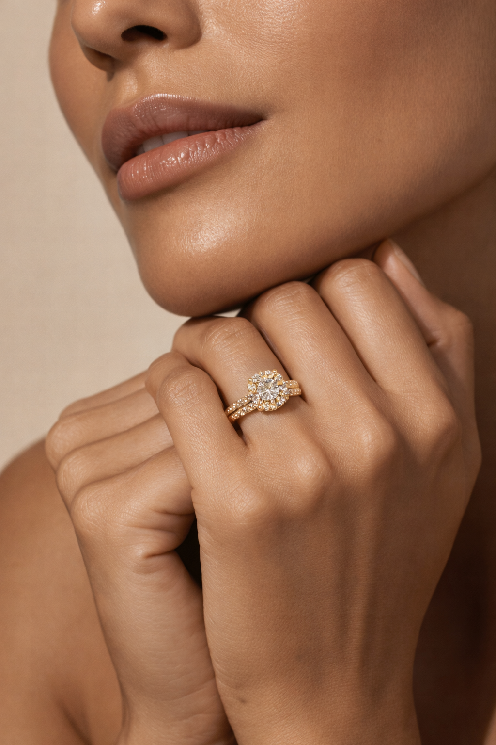 Round Shape Lab Grown Diamond Ring