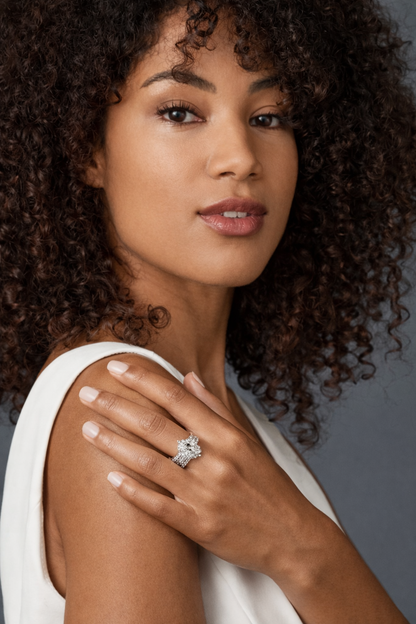 Round Shape Lab Grown Diamond Ring