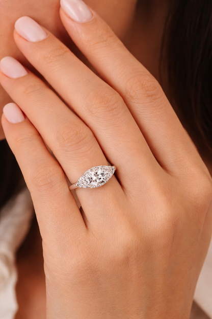 Cushion Shape Lab Grown Diamond Ring