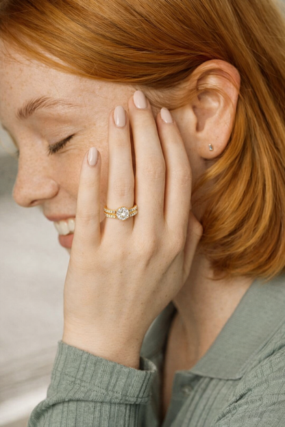Round Shape Lab Grown Diamond Ring